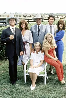 1980s Tv Prints: DALLAS, clockwise from upper left