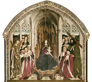 Gothic Quarter Prints: DALMAU, Lluis ( -1460). The Virgin of the Councillors