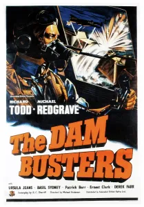 Helmet Prints: THE DAM BUSTERS, (aka THE DAMBUSTERS), UK poster art, 1955