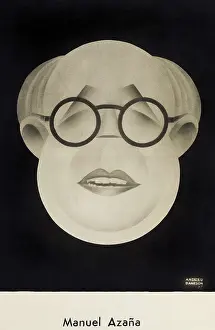 Caricatura Prints: DAMESON, Andreu (1897-1968). Manuel Azaa