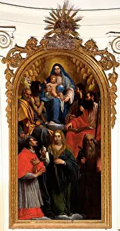 Globe Prints: Damini Pietro, Madonna and Child with St John the Baptist