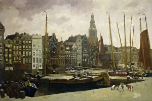 Bridges Prints: The Damrak, Amsterdam, by George Hendrik Breitner