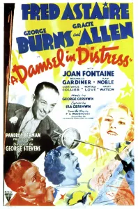 Burns Prints: A DAMSEL IN DISTRESS, Fred Astaire, George Burns, Gracie Allen, Joan Fontaine, 1937
