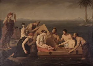 Island Prints: Danae and Little Perseus Saved by Corsali from the island of Serifos