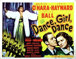 July Prints: DANCE, GIRL, DANCE, Lucille Ball, Louis Hayward, Maureen O'Hara, 1940
