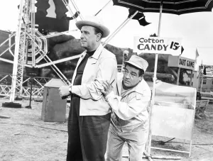 Carnival Prints: DANCE WITH ME, HENRY, from left: Bud Abbott, Lou Costello, 1956
