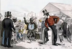 Images Dated 9th June 2008: Dancing for eels, was a scene from an 1848 play