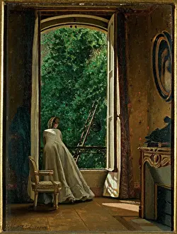 Orchard Prints: D'Ancona Vito, Window overlooking the Apple Orchard