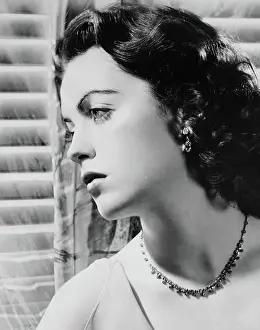 Faith Prints: WHERE DANGER LIVES, Faith Domergue, 1950