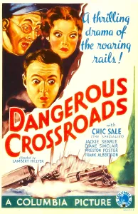 Sinclair Prints: DANGEROUS CROSSROADS, center: Chic Sale, right: Diane Sinclair on midget window card, 1933