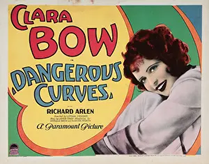 Atcmposterart Prints: DANGEROUS CURVES, Clara Bow, 1929