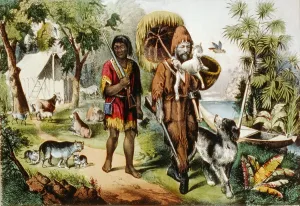 Shipwrecked Prints: Daniel Defoe's classic characters