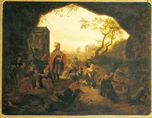 Cave Prints: Daniel and the Dragon, by Unknown Dutch artist
