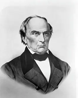 Daniel Webster, (1782-1852), U.S. Secretary of State and Whig leader, c. 1840's.. Courtesy: CSU Archives / Everett Collection