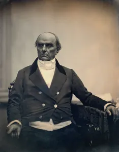 Cravat Prints: Daniel Webster, in circa 1850 daguerreotype by the New Hampshire photographic firm of Southworth and Hawes