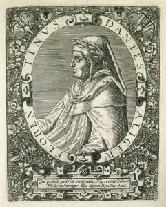 Dante Alighieri 1265 1321 Prints: DANTE ALIGHIERI (1265-1321). Anonymous portrait