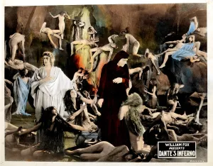 Naked Prints: DANTE'S INFERNO, US lobbycard, 1924