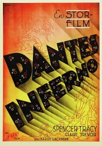 Swedish Poster Prints: DANTE'S INFERNO, Swedish poster art, 1935
