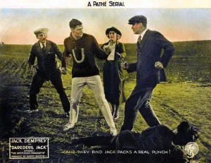 Images Dated 18th June 2010: DAREDEVIL JACK, second from left: Jack Dempsey in Episode 1-The Mysterious Bracelets on lobbycard