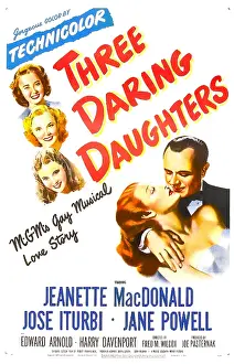 Todd Prints: THREE DARING DAUGHTERS, US poster