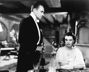 Images Dated 16th December 2013: DARK JOURNEY, from left: Conrad Veidt, Vivien Leigh, 1937