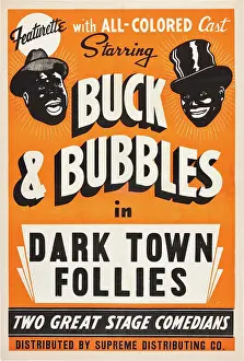 1930 Movies Prints: DARK TOWN FOLLIES, poster: top from left: Ford Washington Lee
