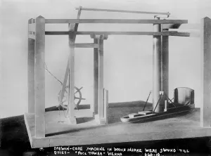 Mental Illness Prints: Darwin-Coxe Machine, in which insane were swung until quiet