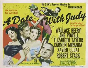 Wallace Prints: A DATE WITH JUDY, Elizabeth Taylor