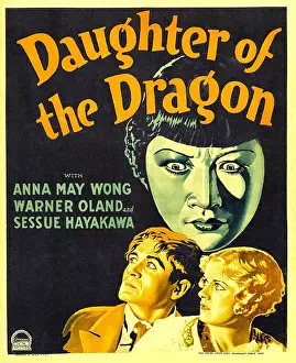 Asian American Prints: DAUGHTER OF THE DRAGON, clockwise from top: Anna May Wong