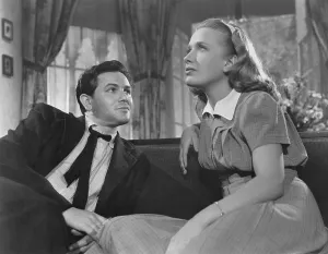 Priscilla Prints: FOUR DAUGHTERS, from left: John Garfield, Priscilla Lane, 1938