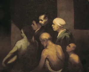 Realistic Prints: DAUMIER, Honor (1808-1879). The Beggars