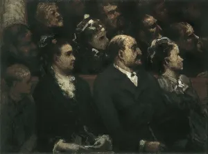 Realistic Prints: DAUMIER, Honor (1808-1879). French Theater (Theatre Francais)