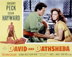 Peck Prints: DAVID AND BATHSHEBA, Gregory Peck