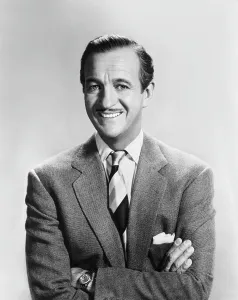 Moustache Prints: David Niven, 1950s