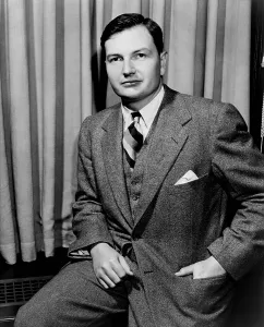 February Prints: David Rockefeller b. 1915 grandson of John. D. Rockefeller in 1954. (BSLOC_2010_18_4)