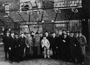 Antenna Prints: David Sarnoff conducted an inspection tour of the RCA wireless facility in New Jersey in 1921 for several of