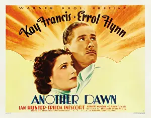 Errol Prints: ANOTHER DAWN, from left: Kay Francis, Errol Flynn, 1937