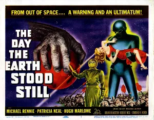 April Prints: THE DAY THE EARTH STOOD STILL, Michael Rennie, Patricia Neal, 1951