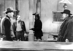 Burl Prints: DAY OF THE OUTLAW, Robert Ryan, Robert Cornthwaite, Lance Fuller, Burl Ives, 1959