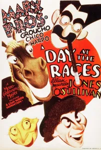 Chico Prints: A DAY AT THE RACES, The Marx Brothers clockwise from top: Groucho Marx