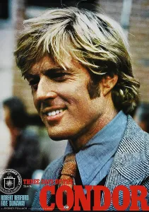 THREE DAYS OF THE CONDOR, Japanese poster, Robert Redford, 1975