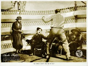 Wilson Prints: A DAY'S PLEASURE, from left: Edna Purviance