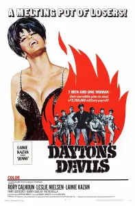 Heist Prints: DAYTON'S DEVILS, US poster art, left: Lainie Kazan, 1968
