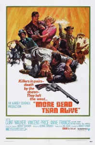 Price Prints: MORE DEAD THAN ALIVE, rear l-r: Vincent Price