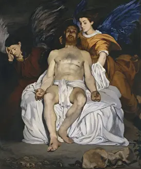 Corpse Prints: The Dead Christ with Angels, by Edouard Manet