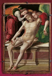Sadness Prints: The Dead Christ Supported by Angels