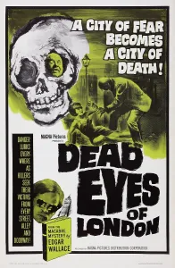 Kinski Prints: DEAD EYES OF LONDON, poster art