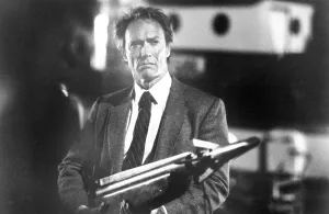 Armed Prints: THE DEAD POOL, Clint Eastwood, 1988. Warner Brothers/courtesy Everett Collection