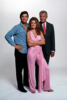 Bellamy Prints: THE MOST DEADLY GAME, from left: George Maharis, Yvette Mimieux, Ralph Bellamy, 1970-1971