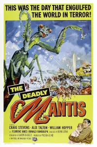 Giant Prints: THE DEADLY MANTIS, Alix Talton, Craig Stevens; 1-sheet poster, 1957